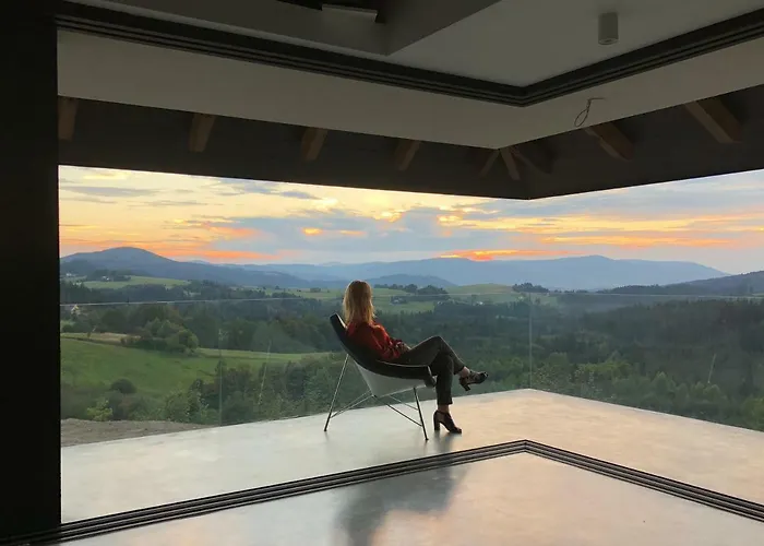 Panorama - Szklany Dom Vila Jaworzynka